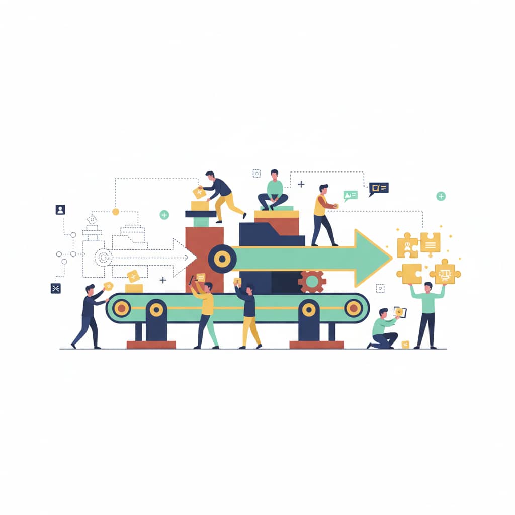 Notre équipe en réunion